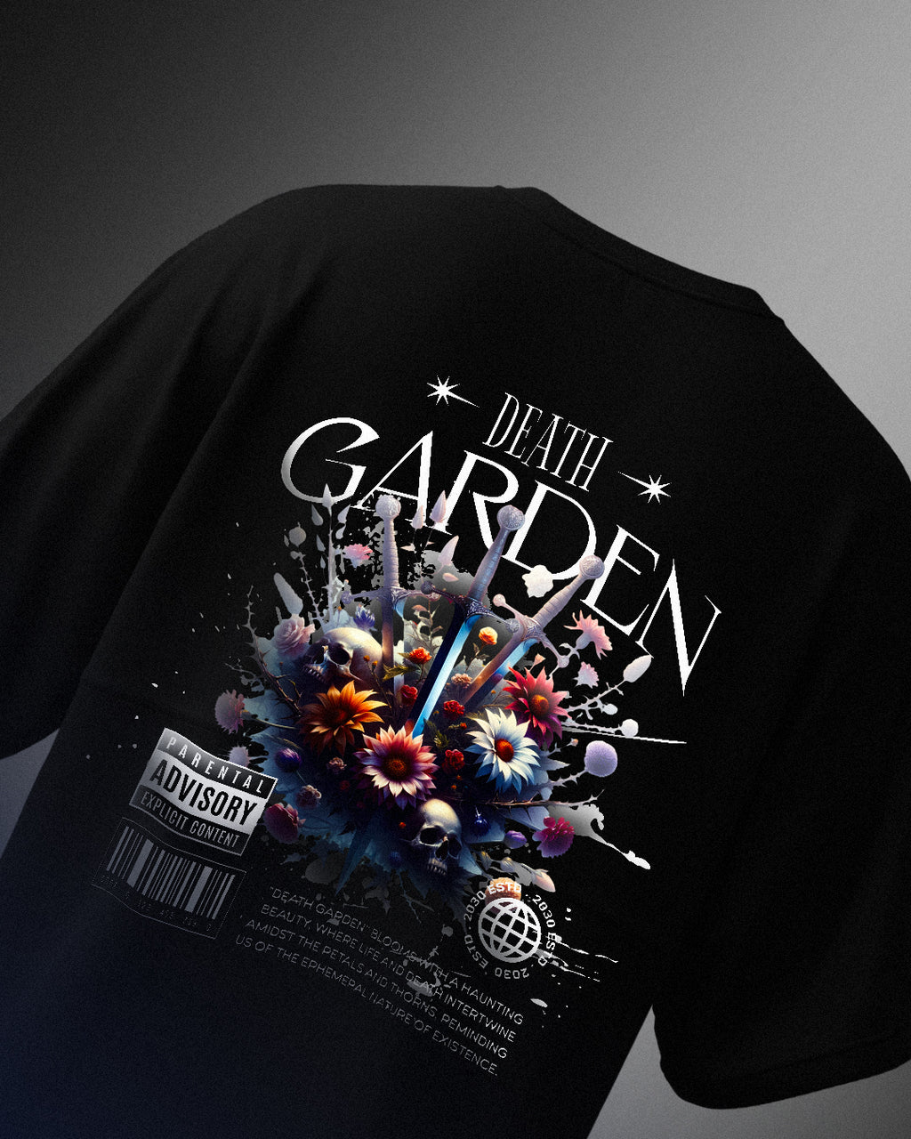 Death Garden Oversized Tee