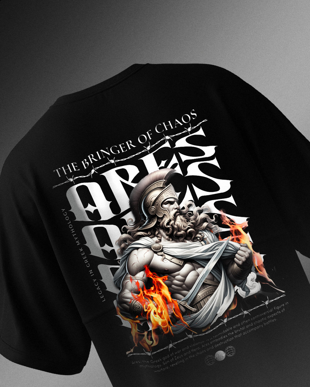 Ares Oversized Printed Tee