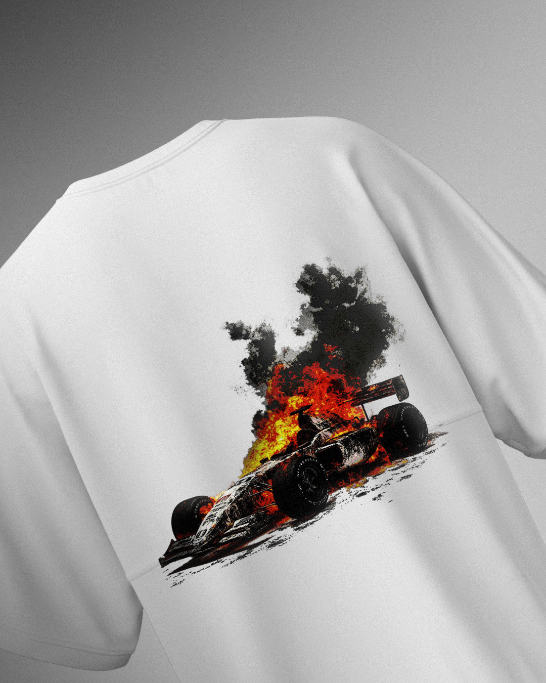 Speed Caught Fire Oversized Tee