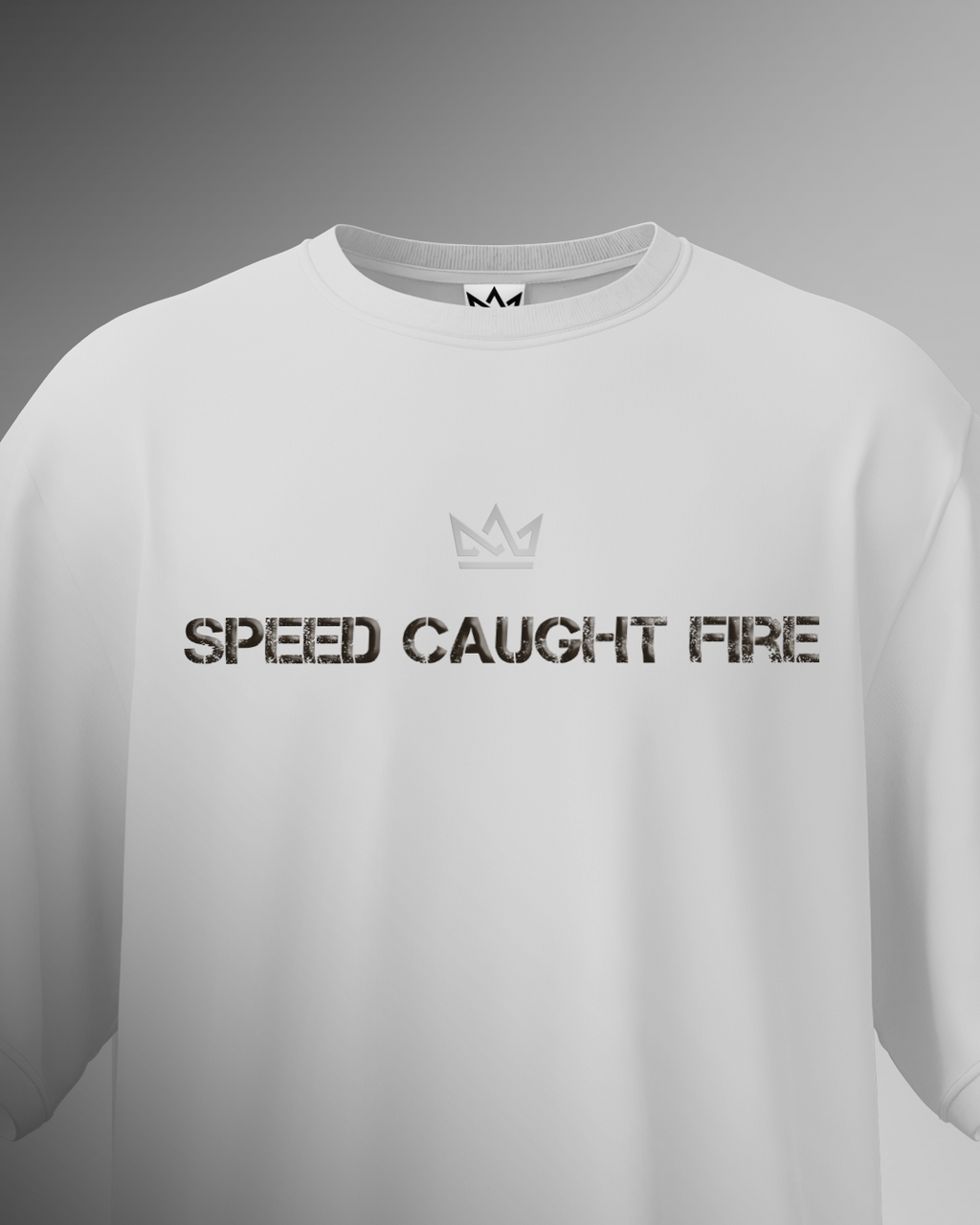 Speed Caught Fire Oversized Tee