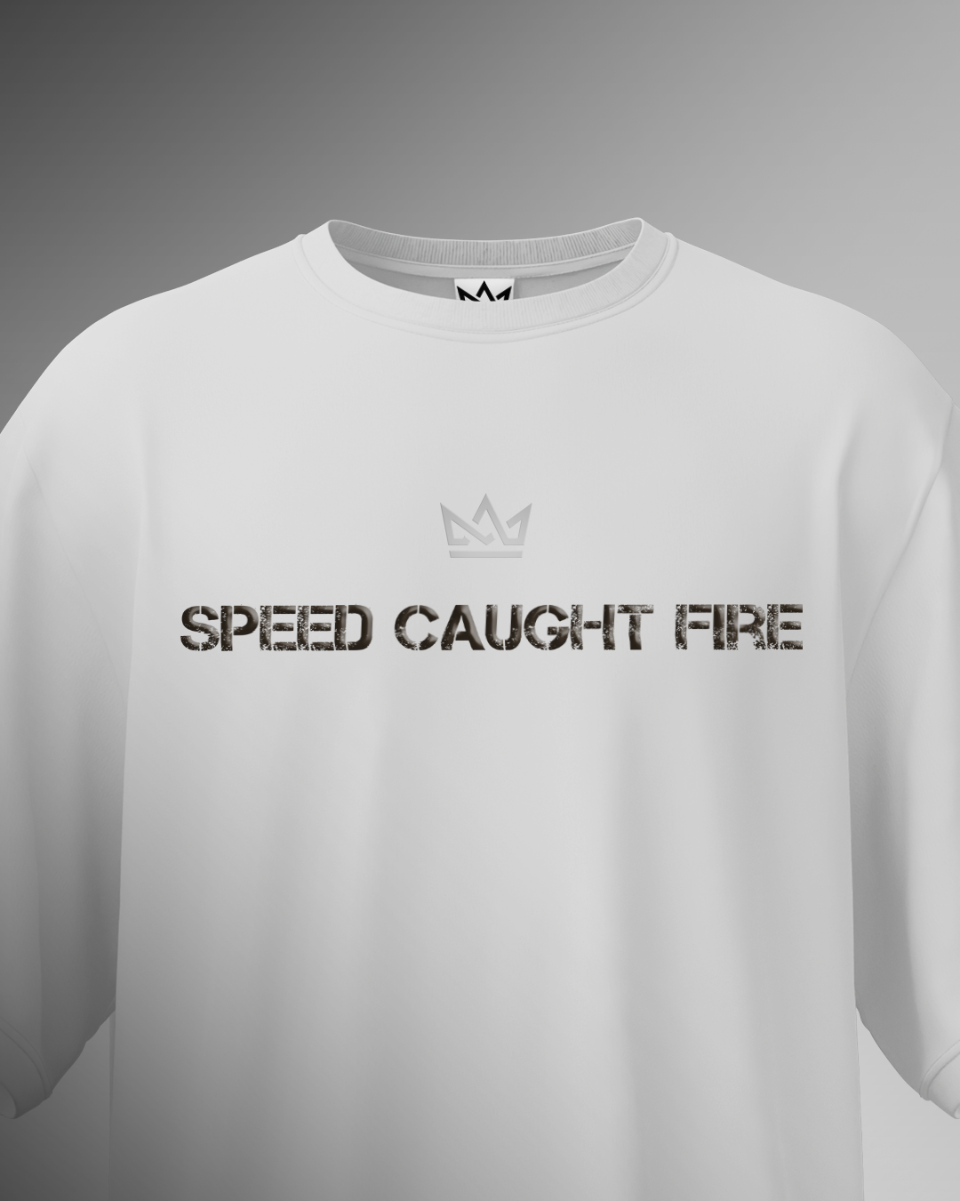 Speed Caught Fire Oversized Tee